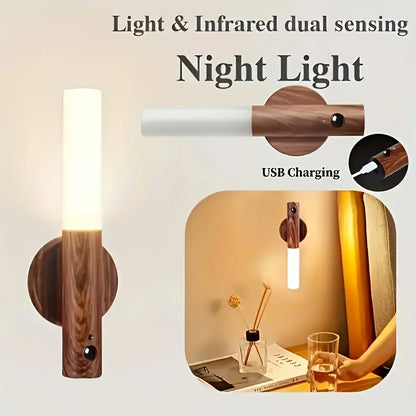 Motion Sensing Night Light – Minimalist Design for Bedrooms, Stairs, and Cabinets!