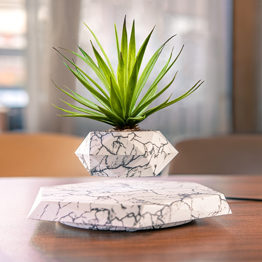 Levitating Plant Pot – Modern Floating Décor for Home &amp; Office