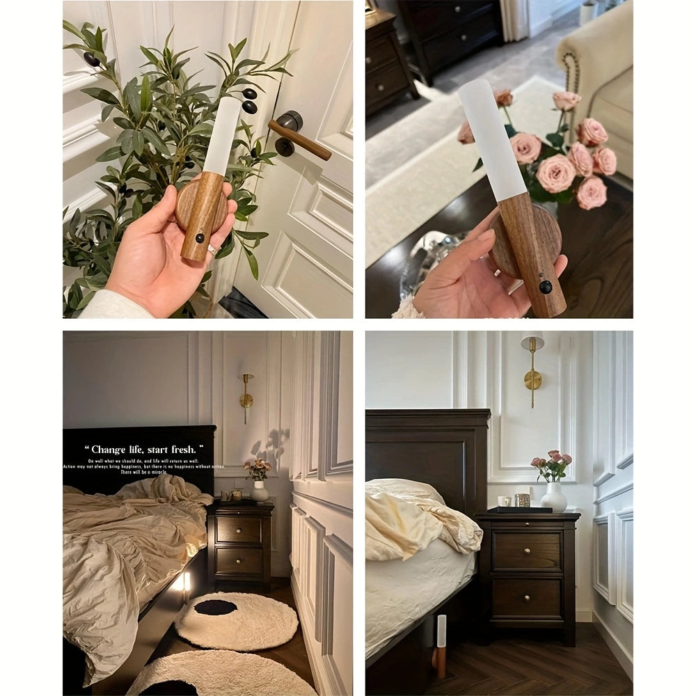 Motion Sensing Night Light – Minimalist Design for Bedrooms, Stairs, and Cabinets!