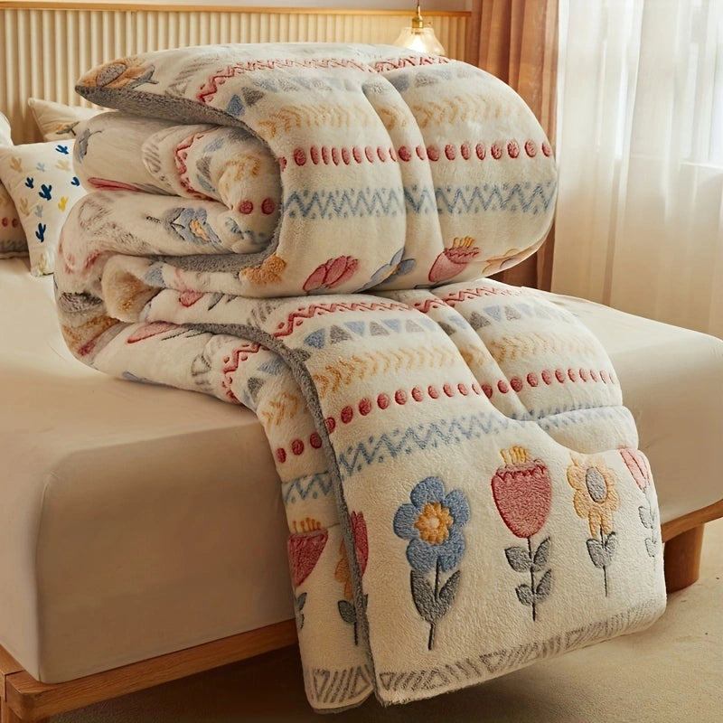 Bohemian Style Thick Winter Comforter – Comfort, Style, and Warmth for Your Bedroom or Hotel!