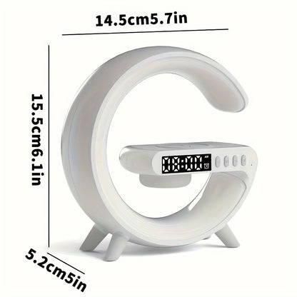 Kouzone Wireless Speaker with Phone Charger & Dimmable Alarm Clock