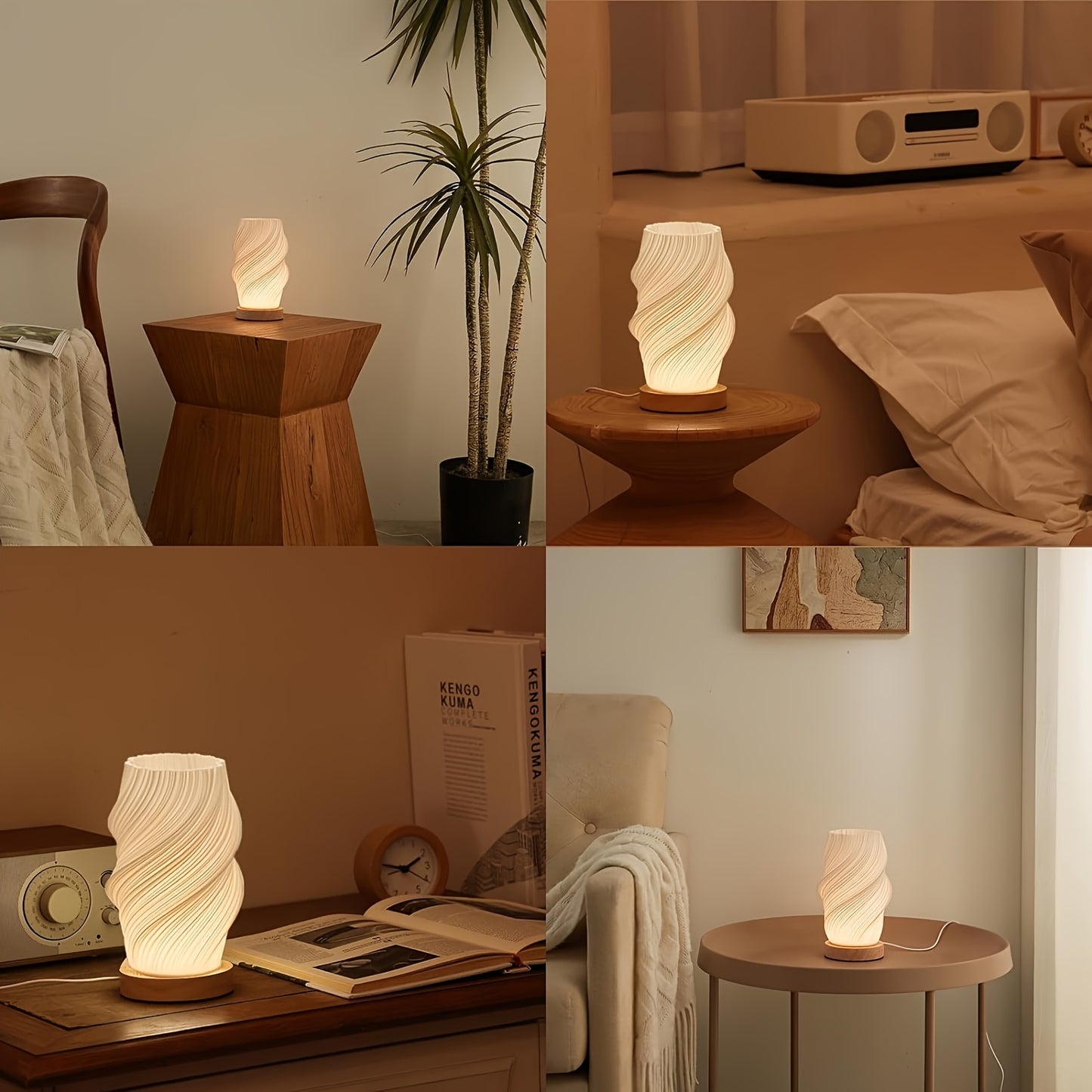 Dimmable Bedside Lamp – Elegant Lighting for Small Spaces