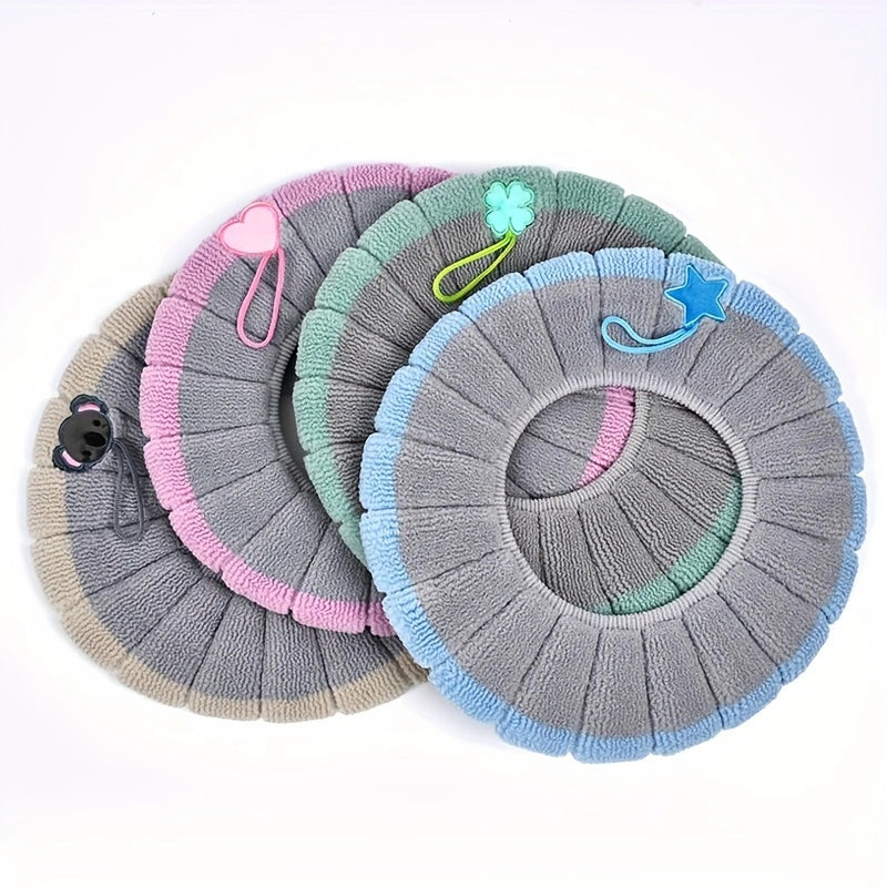 4Pcs Soft Toilet Seat Cover Pads – Comfort, Warmth, and Practicality for Your Bathroom!
