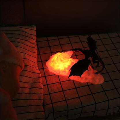 Fire Dragon 3D Lamp – Bring the Power of a Volcano to Your Space