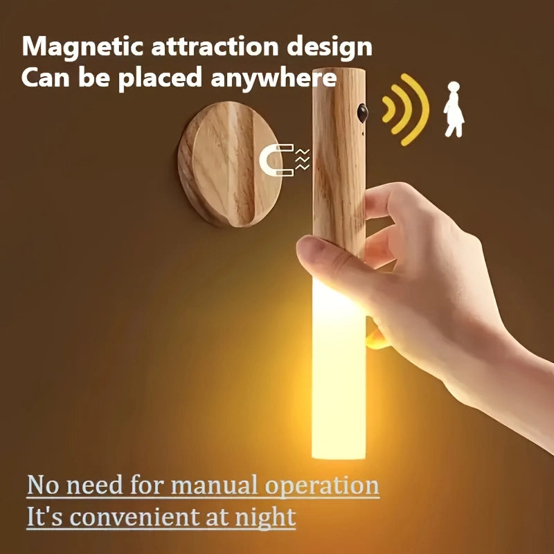 Motion Sensing Night Light – Minimalist Design for Bedrooms, Stairs, and Cabinets!