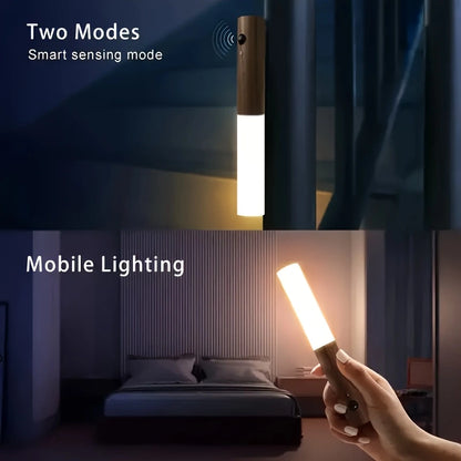 Motion Sensing Night Light – Minimalist Design for Bedrooms, Stairs, and Cabinets!