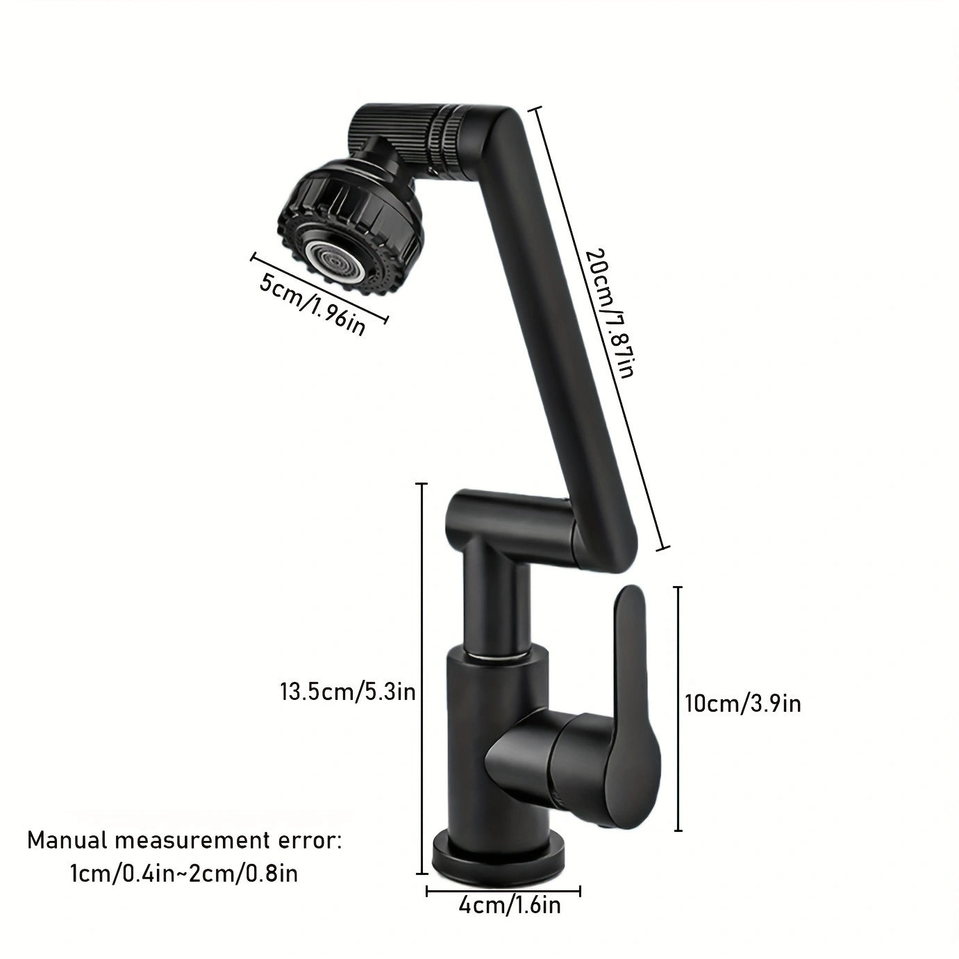 AquaSwivel Pro – Matte Swivel Faucet for Kitchen and Bathroom with 1080° Rotation and Modern Design!