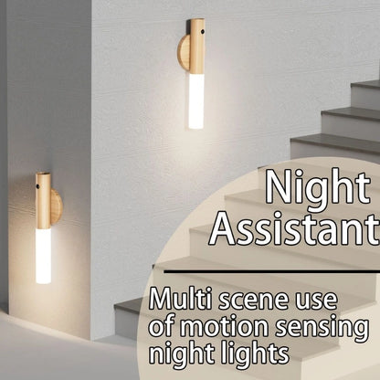 Motion Sensing Night Light – Minimalist Design for Bedrooms, Stairs, and Cabinets!