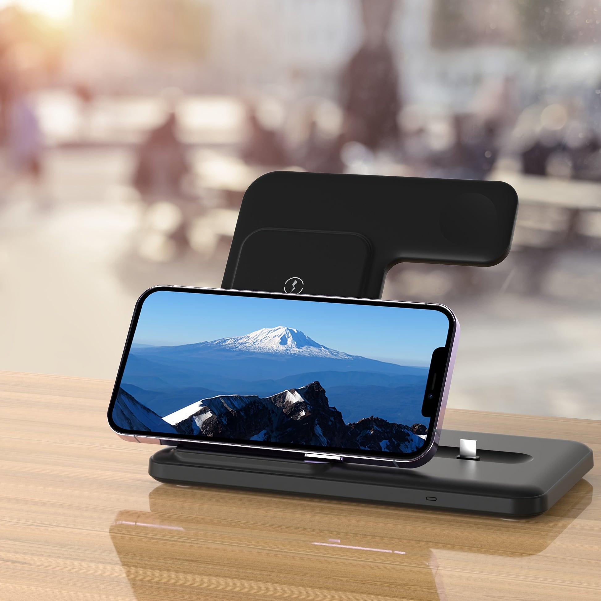3-in-1 Foldable Wireless Charger – Fast Charging Station for iPhone, Apple Watch & AirPods