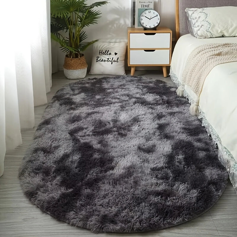 Tie-Dye Plush Soft Indoor Carpet – Absorbent, Non-Slip, and Stain-Resistant for Living Room and Bedroom!