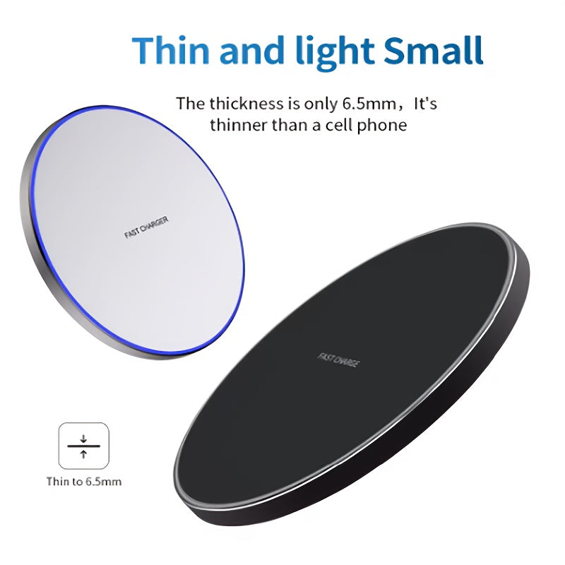 Fast Wireless Charger – 15W Ultra-Thin Charging Pad