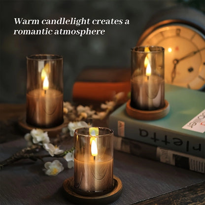 Remote Control LED Electronic Candles – Romantic Decoration for Weddings, Parties, and Special Moments!