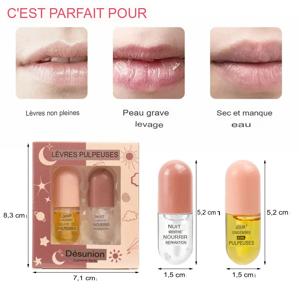 HydraKiss™ Kit Repulpant Lèvres – Des Lèvres Pulpeuses, Hydratées et Irrésistibles en 3 Minutes