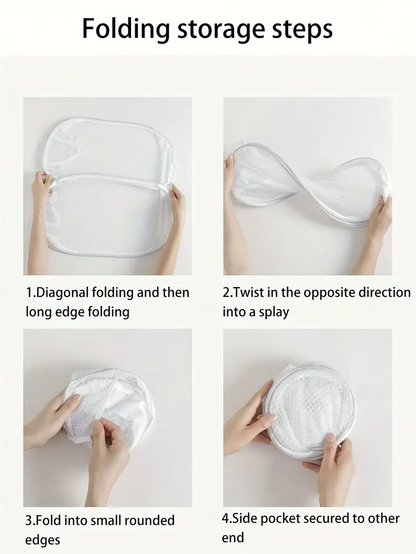 Foldable Pop-Up Laundry Basket with Handles – Large Capacity and Casual Style for Organization!