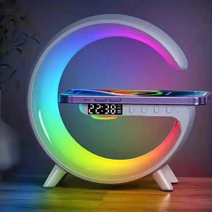 Kouzone Wireless Speaker with Phone Charger and Sunrise Alarm